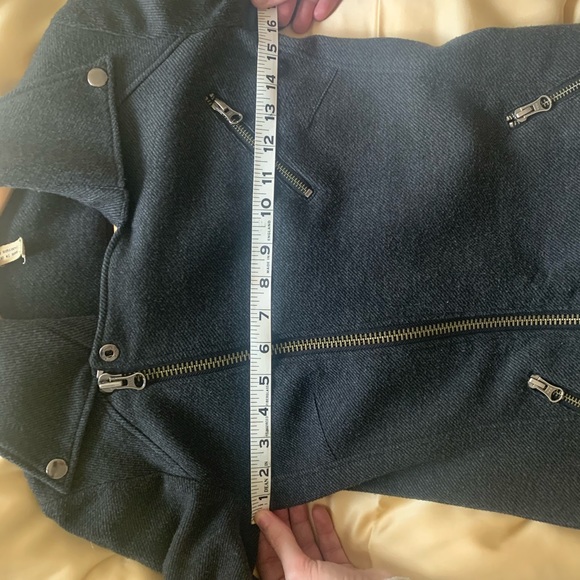 Free people RARE grey zip up jacket - Picture 12 of 16